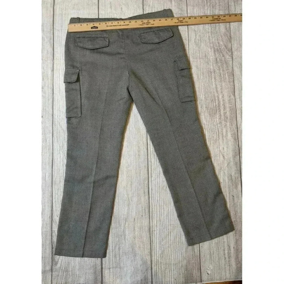 WD.NY Black Womens Cargo Dress Pants Sz 34 W 32L - Picture 2 of 10